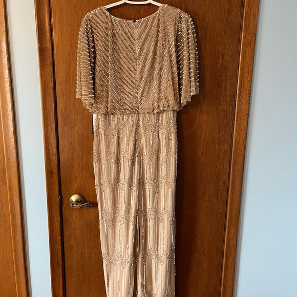 Champagne Gold Adrianna Papell dress - Picture 1 of 6